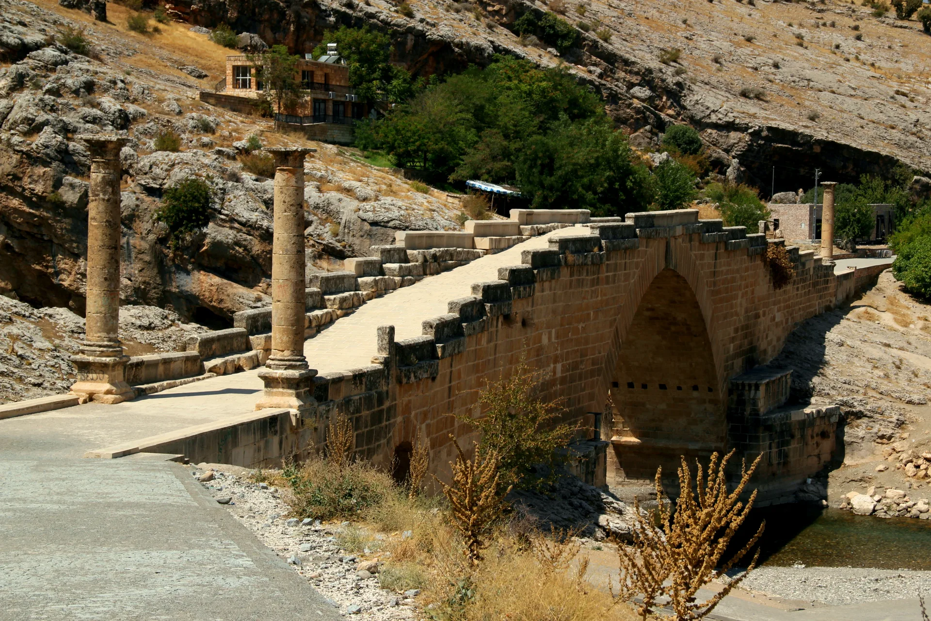 Ruins of Arsemia Roman Bridge of Cendere